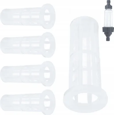 Immagine prodotto di AquaGuard MeshFilter x5 – Set di 5 filtri per idropulitrici Karcher K2–K7 | Compatibili con Lavor, Nifisk, Elitech | Cartucce per alloggiamento filtro |