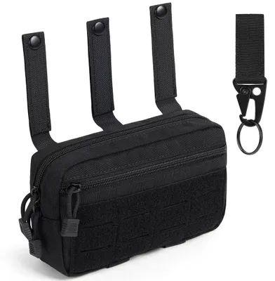 Obrázek produktu pro Taktický opasek EDC - Molle - 20 x 12 x 5 cm - Černý