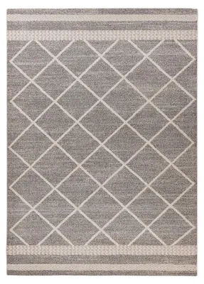 Immagine prodotto di Tappeto moderno Rhombus a motivi geometrici marrone e beige