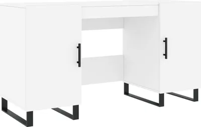 Immagine prodotto di Scrivania Bianca 140x50x75 cm in Legno Multistrato