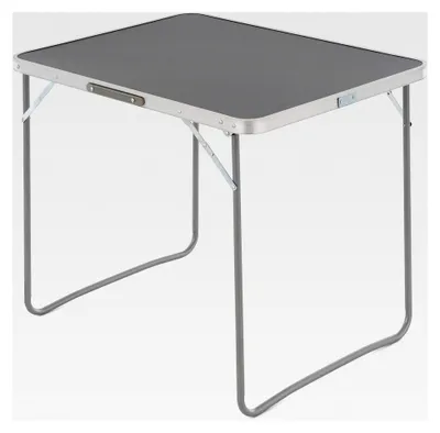 Produktbild von Klappbarer Camping-Tisch grau mit Tragegriff 80x60x70 cm