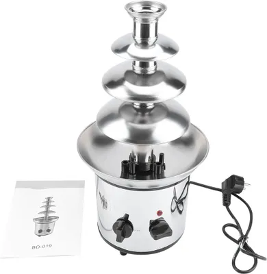 Zdjęcie produktu dla Elektrischer Schokoladenschmelzautomat mit 4 Etagen, Fondue-Brunnen