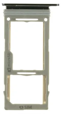 Produktbild von Samsung Galaxy S10 (SM-G973F) Sim Karten Halter Tray Fach (Black), Schwarz