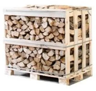 Produktbild von Halbe palette kammergetrocknetes gespalten Hainbuche Brennholz 25cm