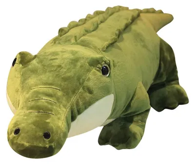 Image de Peluche crocodile/alligator, 90 cm, vert