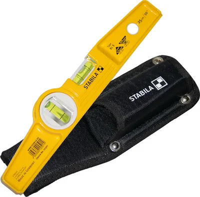 Imagen del producto de Nivel de burbuja Stabila 81S, color amarillo, 25 cm - 2501