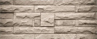 Produktbild von Wallario Poster - Steinwand grau-braun, Kunstdruck Größe: 80 x 200 cm
