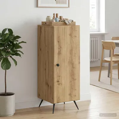 Image de Buffet vidaXL en chêne Artisan 33 x 34,5 x 90 cm, aggloméré