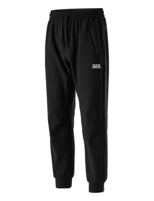 Produktbild von ROCKBROS Lange Fahrradhose Herren mit Fleece, winddicht & warm, elastische Radhose für Herbst und Winter, MTB und Outdoor Schwarz EU Größe 3XL