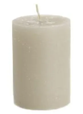 Immagine prodotto di Rustik Lys: Candela rustica a forma di tronchetto – Cotone – 7 x 10 cm