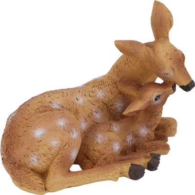Zdjęcie produktu dla Figurka jelenia, statuetka jelenia, figurki jelenia do wystroju domu, mini figurki jelenia, figurka jelenia ogrodowego, ozdoby z figurki jelenia z żywicy