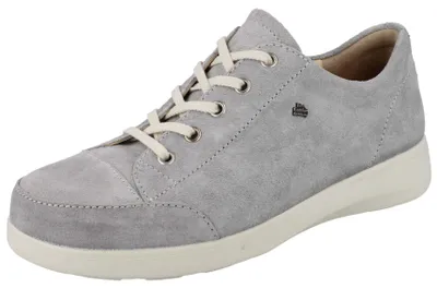Produktbild von FINN COMFORT Fataga Damen Schnürhalbschuhe grau Veloursleder - Größe: 37