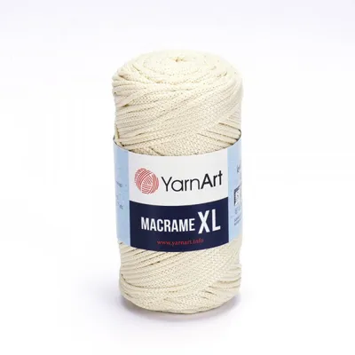 Obrázek produktu pro YarnArt Macrame XL příze 250 g / 100 m - barva 137 ecru - makramé příze