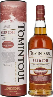 Produktbild von Tomintoul SEIRIDH Speyside Glenlivet OLOROSO SHERRY CASK Limited Edition 40,00 % 0,70 lt.