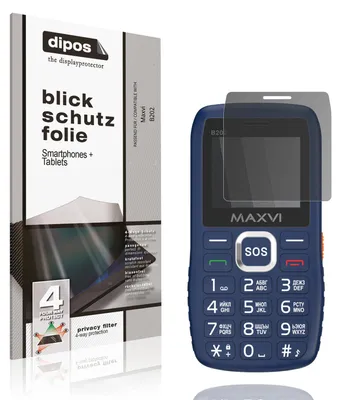 Zdjęcie produktu dla Folia matowa do ochrony ekranu Maxvi B202. Folia ochronna do wyświetlacza. Marka: dipos