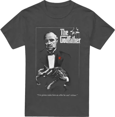 Obrázek produktu pro The Godfather - Tričko pro muže/dámy Uni TV15271 (S) (Charcoal)