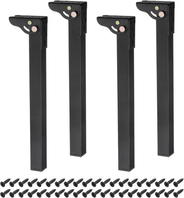 Produktbild von 4 Stück Metall Klapptischbeine mit einer Höhe von 300 mm
