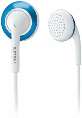 Produktbild von Philips SHE2643/27, Kabelgebunden, 12 - 22000 Hz, 10,5 g, Kopfhörer, Blau, Weiß