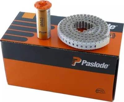 Produktbild von 1000 Coil Haftennägel 2,8x25mm Ring rostfrei A2 für Paslode Haftennagler IM45GN 1xGas