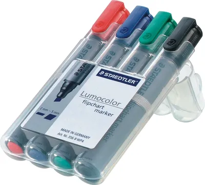 Produktbild von STAEDTLER Flipchartmarker Lumocolor 4St Box