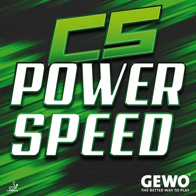 Produktbild von GEWO Belag CS Powerspeed schwarz 2,1 mm