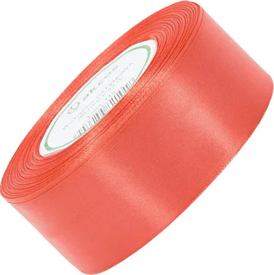 Produktbild von Dunkles korallenrotes Satinband 38mm - 32mb