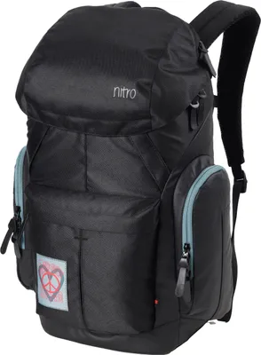 Zdjęcie produktu dla NITRO plecak rekreacyjny Plecak z przegrodą na laptopa Dwa plecaki 32L Peace Love Nitro czarny