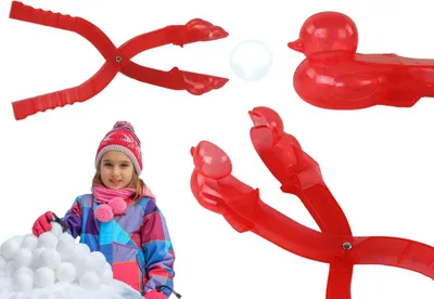 Immagine prodotto di Macchina per palle di neve rosso anatra