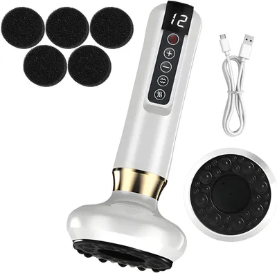Imagen del producto de Masajeador eléctrico con ventosas, masajeador anticelulítico para piernas/abdomen/manos, dispositivo anticelulítico