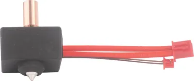 Produktbild von Verbessertes Hotend-Extruder-Heizblock-Kit, Hochtemperatur 500 °C, kompatibel mit Ender 3 S1 3D-Drucker, Aluminium-Heizblock, Edelstahldüse 0,4 mm mit Silikonhülle, 3D-Druckmaschinenzubehör, geeignet für 1,75-mm-Filamente