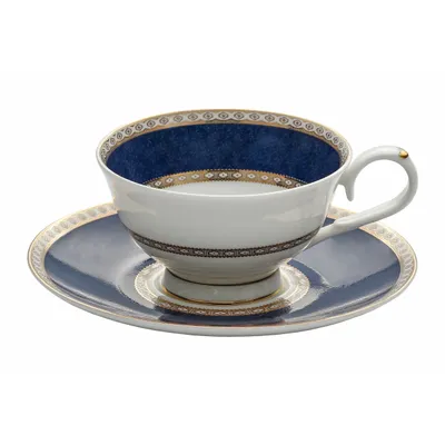 Produktbild von Porzellan Kaffee / Tee Tasse mit Untertasse 250 ml