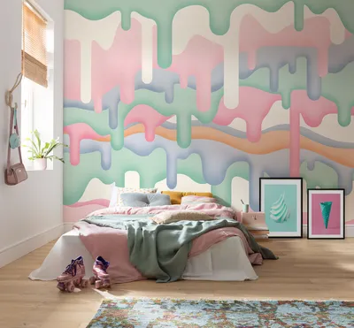 Produktbild von Digitaldruck Vlies Fototapete - Melt - Größe 300 x 250 cm