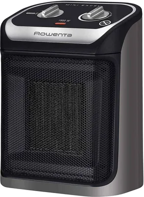Produktbild von Rowenta Keramik Heizlüfter ,schwarz/silber, kompakt, 1000 Watt, Kühloption,Griff
