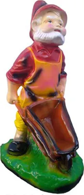 Produktbild von Garten Haus Dekoration Figur Statue Skulpturen Deko Figuren Zwerg Handarbeit M12