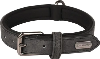 Image de Collier Flamingo Delu noir, réglable de 36 à 44 cm