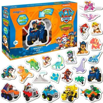 Produktbild von Paw Patrol Dino-Magnet-Set Paw Patrol Hunde Dinosaurier Puzzle Ml4034-05