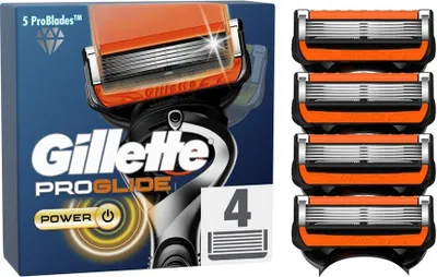 Produktbild von Gillette Fusion5 ProGlide Power 4er Rasierklingen