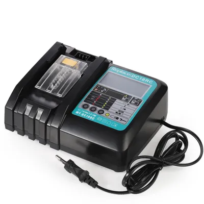 Produktbild von Li-Ionen-Ladegerät DC18RCT für Makita-Ladegerät 18 V 14,4 V BL1830 Bl1430 DC18RC DC18RA Elektrowerkzeug 3A Ladestrom