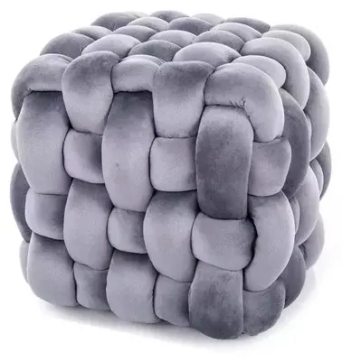 Obrázok produktu pre FURNLUX sedacia podložka Faris, sivá, 45 cm / Hlavná farba: sivá / Rozmery: 45 x 41 x 45 cm