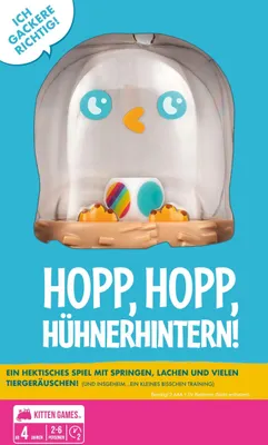 Produktbild von ASMODEE Asmodee Hopp, hopp, Hühnerhintern!