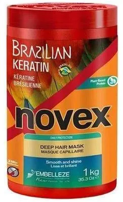 Image de Après-shampoing masque à la kératine brésilienne Novex 400/1000 g
