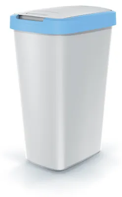 Produktbild von KEDEN Compacta Q Abfalleimer 45L Hellblau/Grau Recycling Muelltrennung