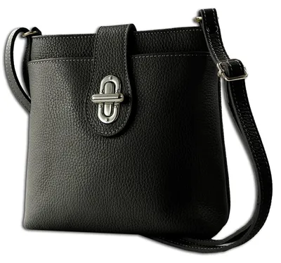 Produktbild von Toscanto Leder Tasche Umhängetasche schwarz OTT828US