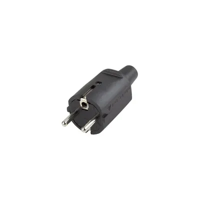 Produktbild von REV 0512091777, Typ F, Schwarz, Gummi, 250 V, 16 A, 1 Stück(e)