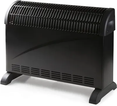 Produktbild von Domo DO7350CH, Elektrischer Konvektor-Raumheizer, Drinnen, Flur, Schwarz, 2000 W, 700 W