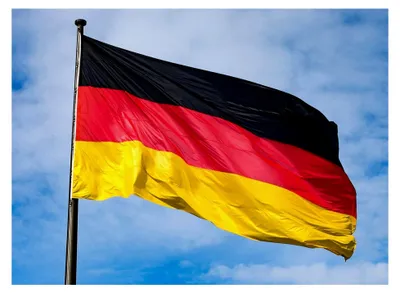 Produktbild von Deutschlandflagge 150x90 cm aus reißfestem Polyester