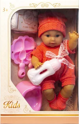 Produktbild von Babypuppe mit Zubehörset - trinkt und macht Pipi