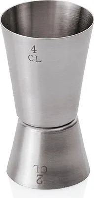 Produktbild von Jigger, Ø 4 cm, Höhe 9,5 cm, 2/4 cl, Chromnickelstahl