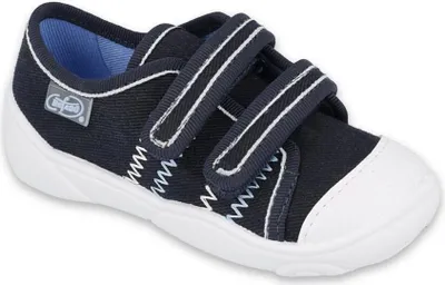 Produktbild von Jungen Sneakers Befado 907P118 Dunkelblau, Klettverschluss