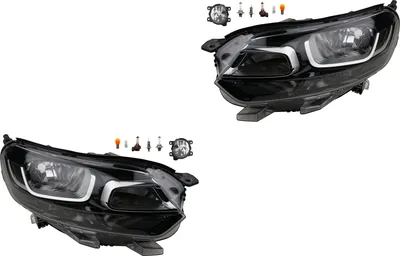 Produktbild von Scheinwerfer Satz passend für Citroen Jumpy Spacetourer V 04/16- +Nebel+Leuchtm. 00006208Q3 6208Q3 SU001A3436 00006208Q3 6208Q3 SU001A3436 9808 Johns